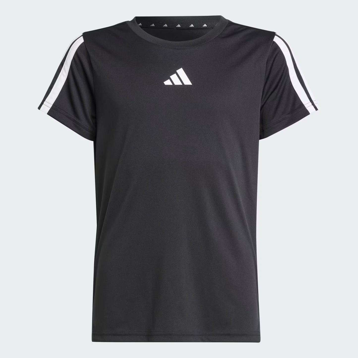 Polera Niña Entrenamiento Essentials 3-Stripes Negra