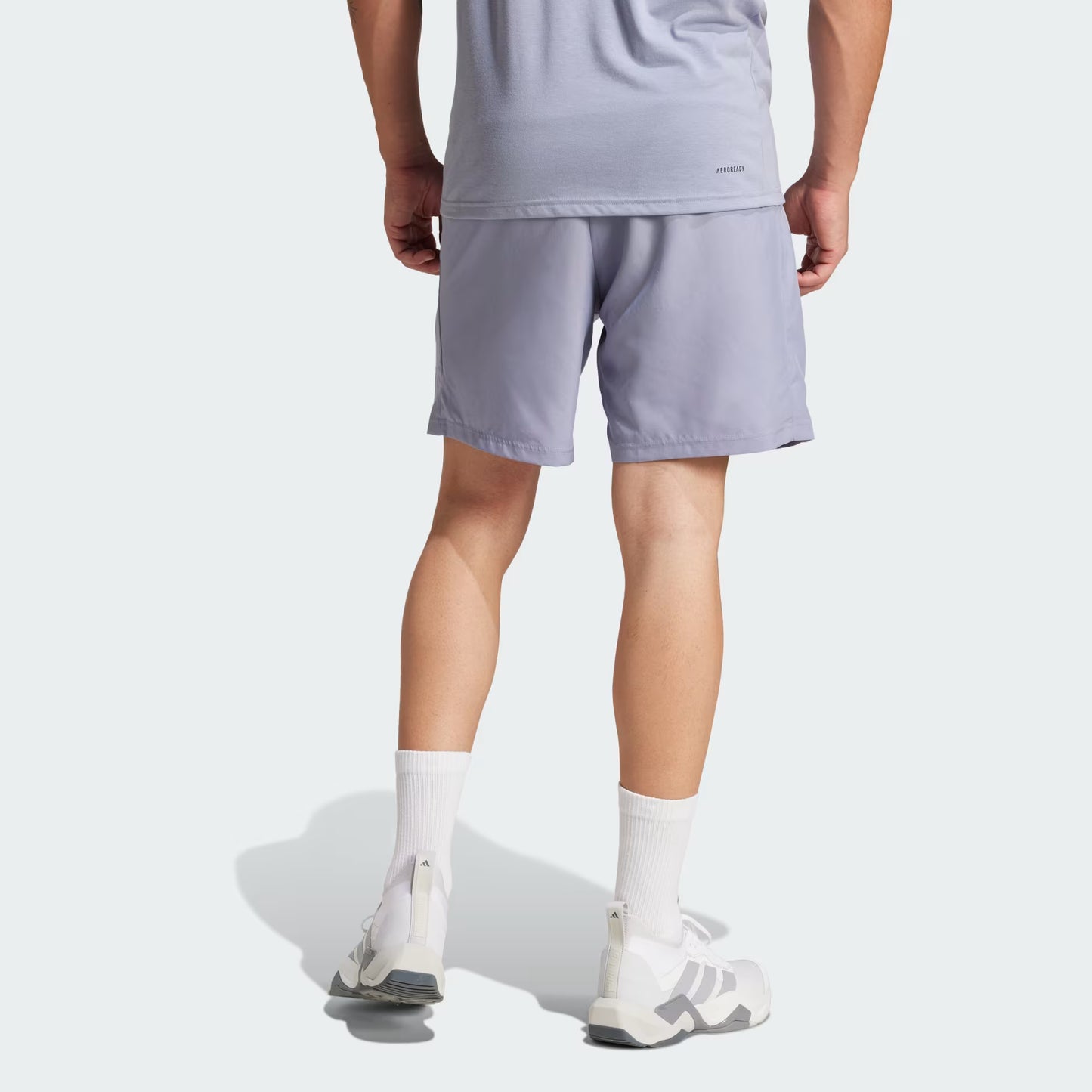 Short Hombre Entrenamiento Train Essentials Tejidos Silver Violet
