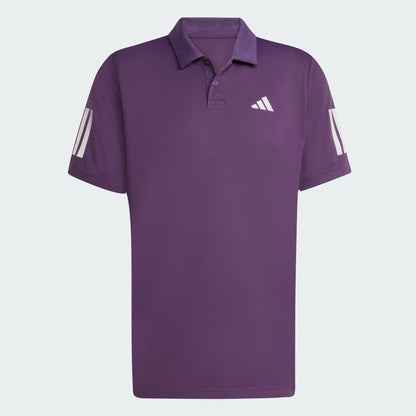 Polera Hombre Club Tennis 3-Stripes Aurora Plum
