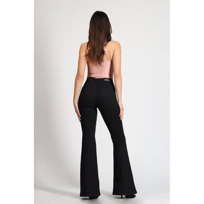 Jeans Mujer Flare 4057 Negro