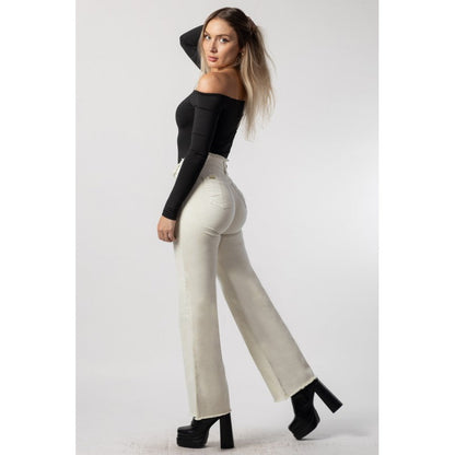 Jeans Mujer Palazzo Rosie 4070-06 Arena