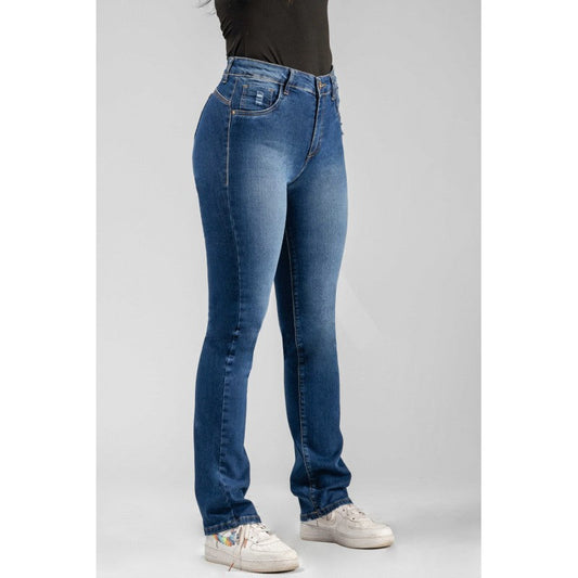 Jeans Mujer Recto (Efecto Faja) 4076 Azul