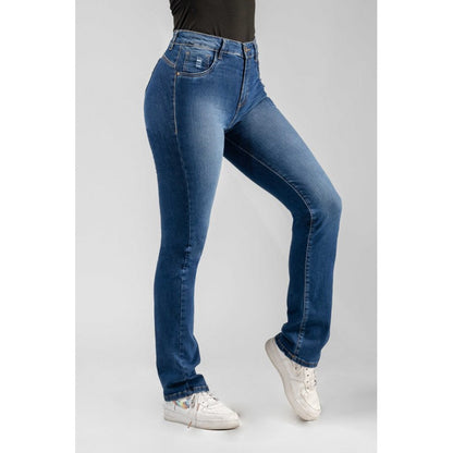 Jeans Mujer Recto (Efecto Faja) 4076 Azul