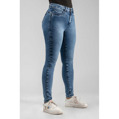 Jeans Mujer Skinny 4019 Azul