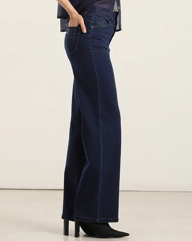 Jeans Mujer Straight Indigo