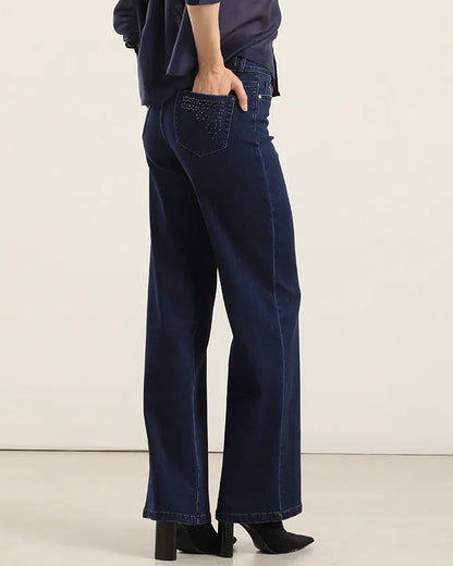 Jeans Mujer Straight Indigo