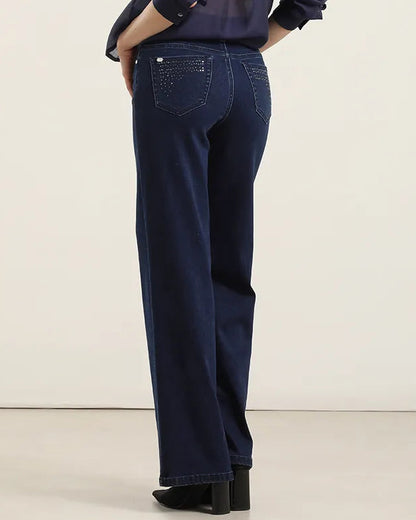 Jeans Mujer Straight Indigo