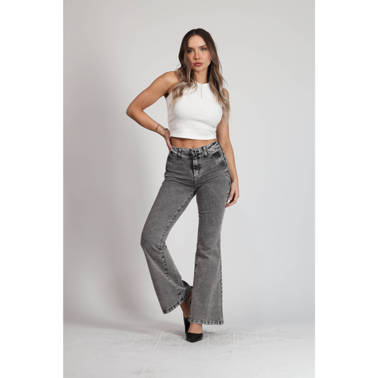 Jeans Mujer Cintura Flare 4011