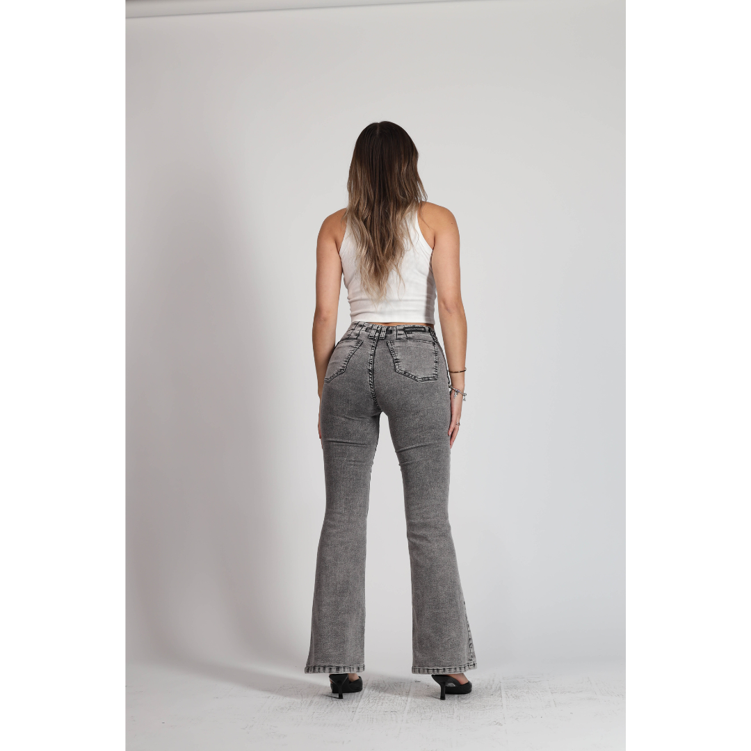 Jeans Mujer Cintura Flare 4011