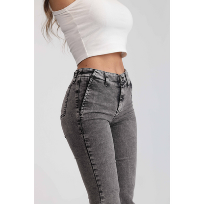 Jeans Mujer Cintura Flare 4011