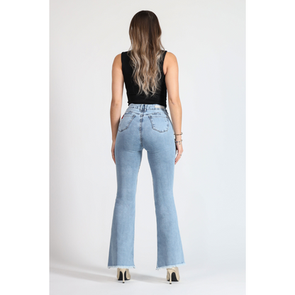 Jeans Mujer Cintura Flare 4012-01