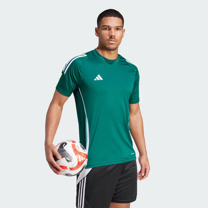 Polera Hombre Futbol Jersey Tiro 24 Team Dark Green
