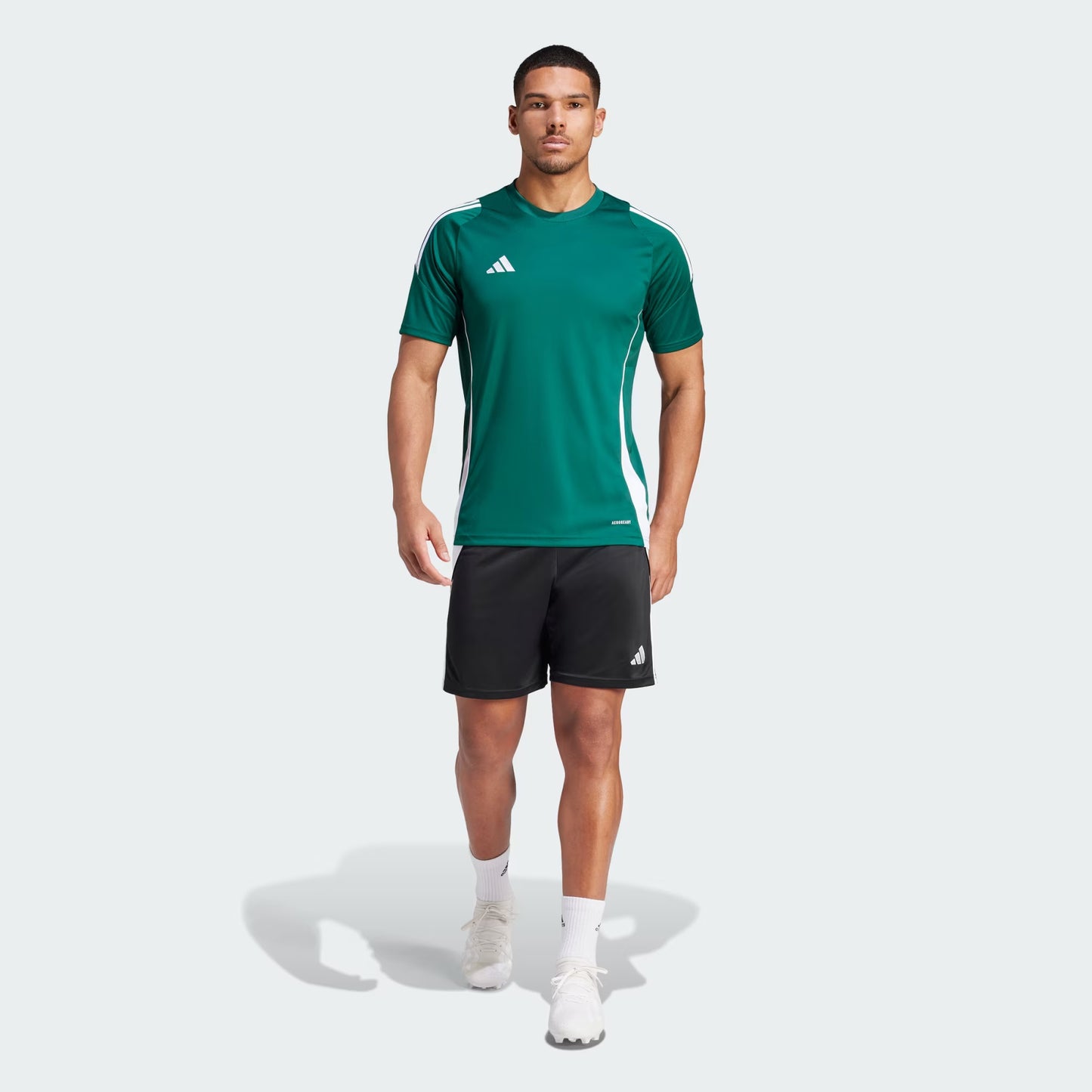 Polera Hombre Futbol Jersey Tiro 24 Team Dark Green