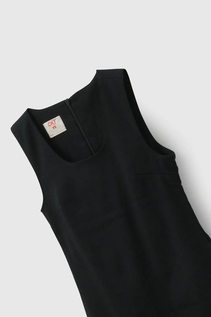 Jumper Escolar Niña Con Tela Elasticada Y Cierre Ajustado Azul