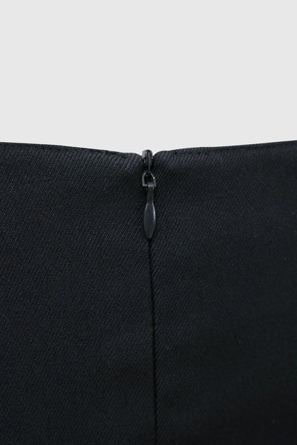 Jumper Escolar Niña Con Tela Elasticada Y Cierre Ajustado Azul