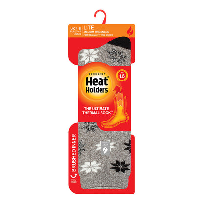 Calcetín Mujer Lite Moritz Heat Holders Gris