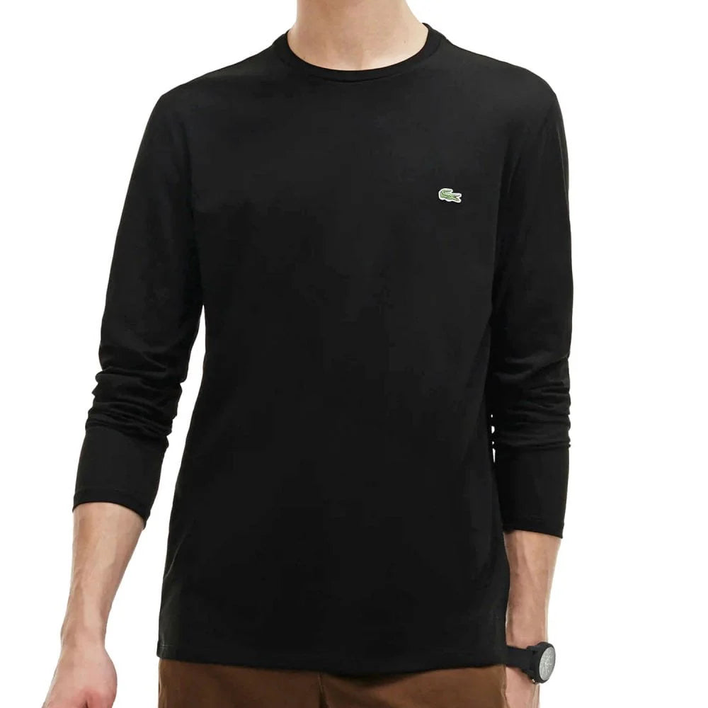 Polera Hombre Manga Larga Black