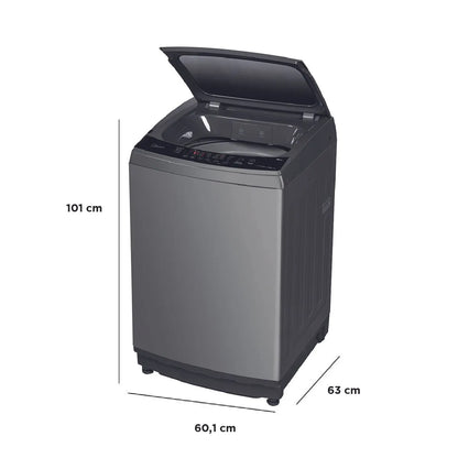 Lavadora Carga Superior Automática Gris 19KG