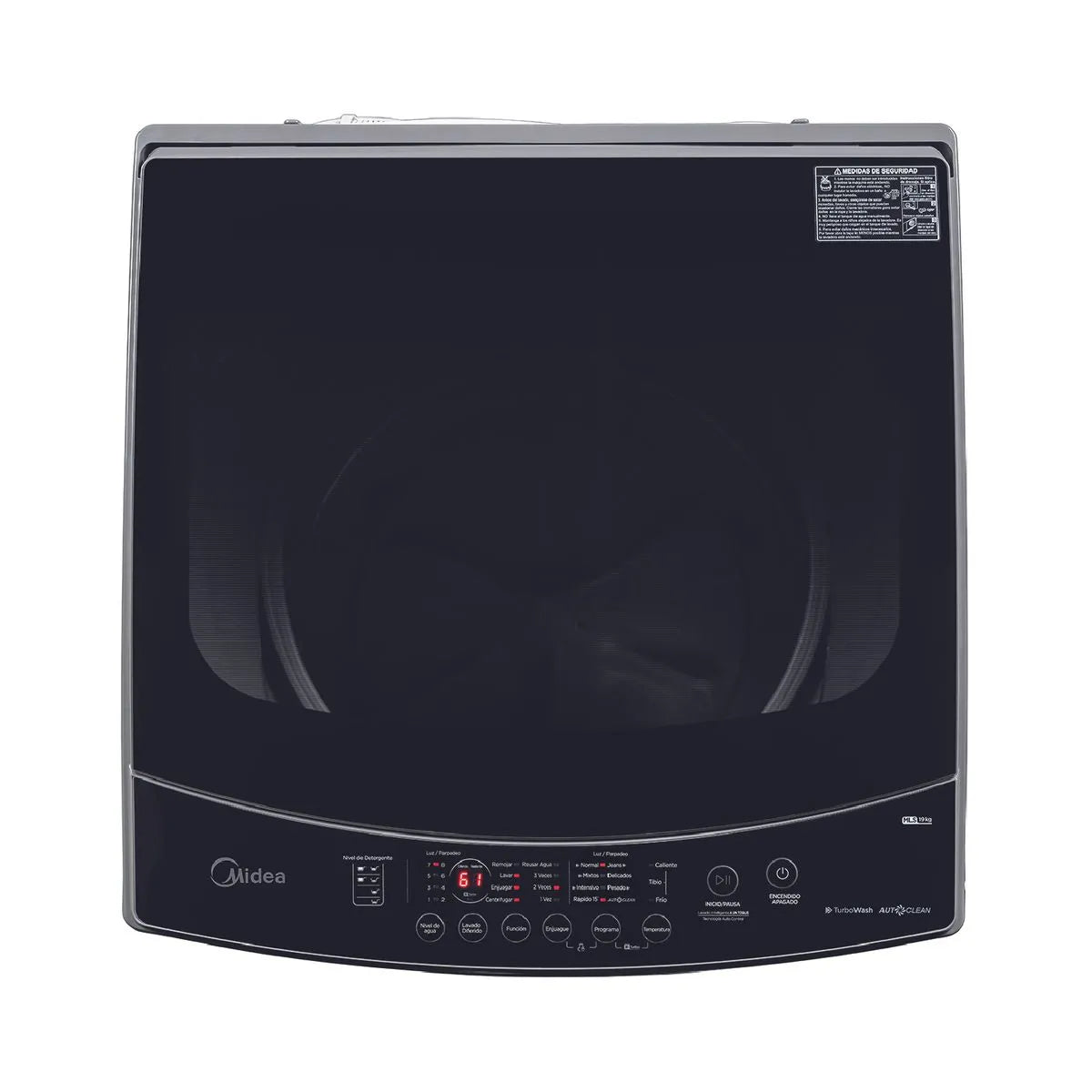 Lavadora Carga Superior Automática Gris 19KG