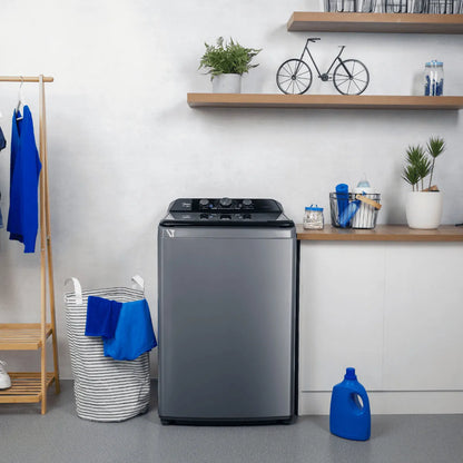 Lavadora Carga Superior Automática Gris 21KG