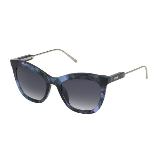 Lentes de Sol Mujer Nina Ricci SNR30009MC Azul con Dorado