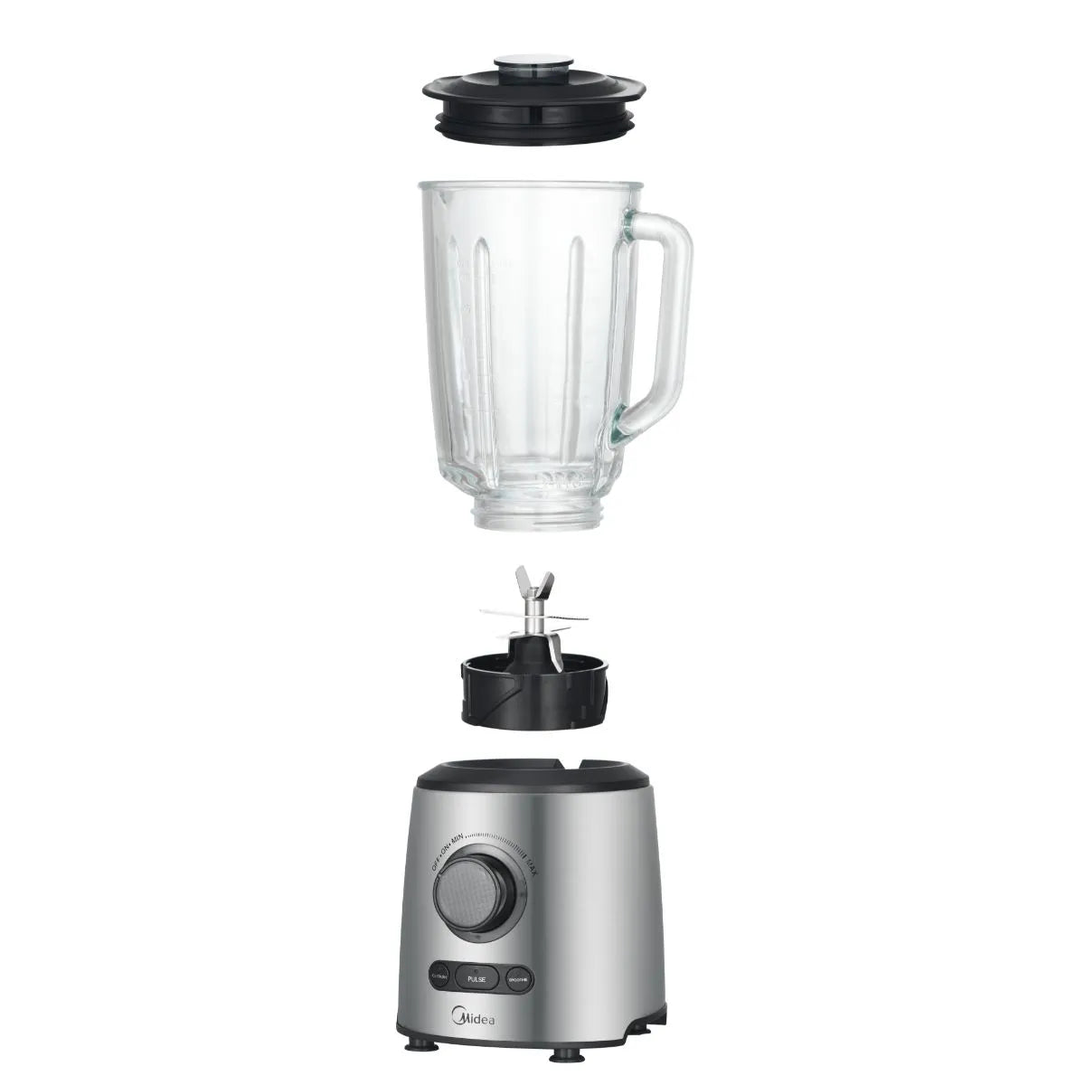 Licuadora de acero inoxidable 8 cuchillas y 1000W
