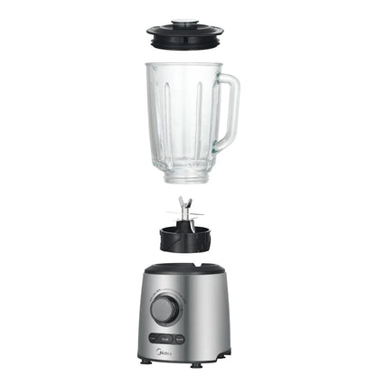 Licuadora de acero inoxidable 8 cuchillas y 1000W