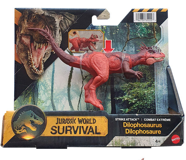 Figura de Acción Jurassic World Survival Strike Attack: Dilophosaurus