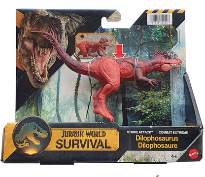 Figura de Acción Jurassic World Survival Strike Attack: Dilophosaurus