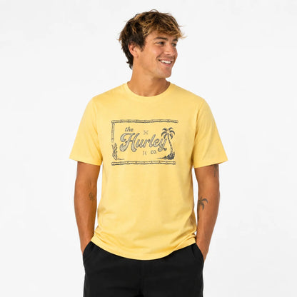 Polera Hombre Everyday Washed Btr Sauce Amarilla