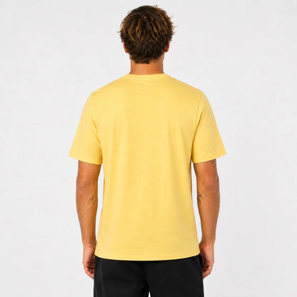 Polera Hombre Everyday Washed Btr Sauce Amarilla