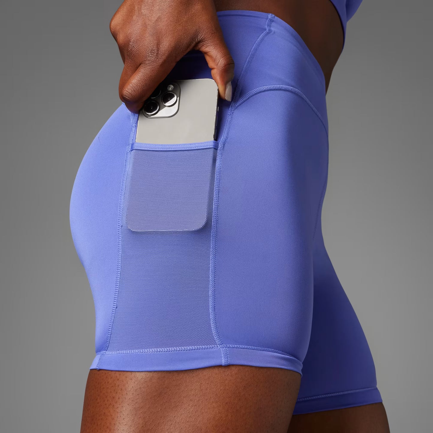 Calza Mujer Mallas Cortas Adizero Semi Cobalt Blue