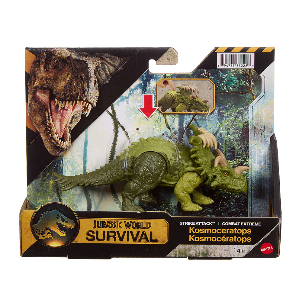 Figura de Acción Jurassic World Survival Strike Attack: Kosmoceratops