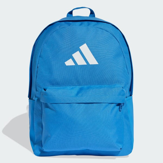 Mochila Classic 3 Barras Logo Azul Claro