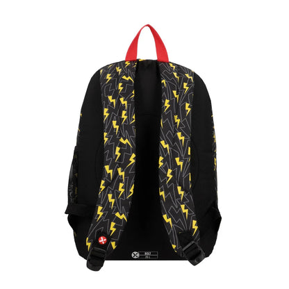 Mochila Escolar Unisex Bolt Negro-Amarillo