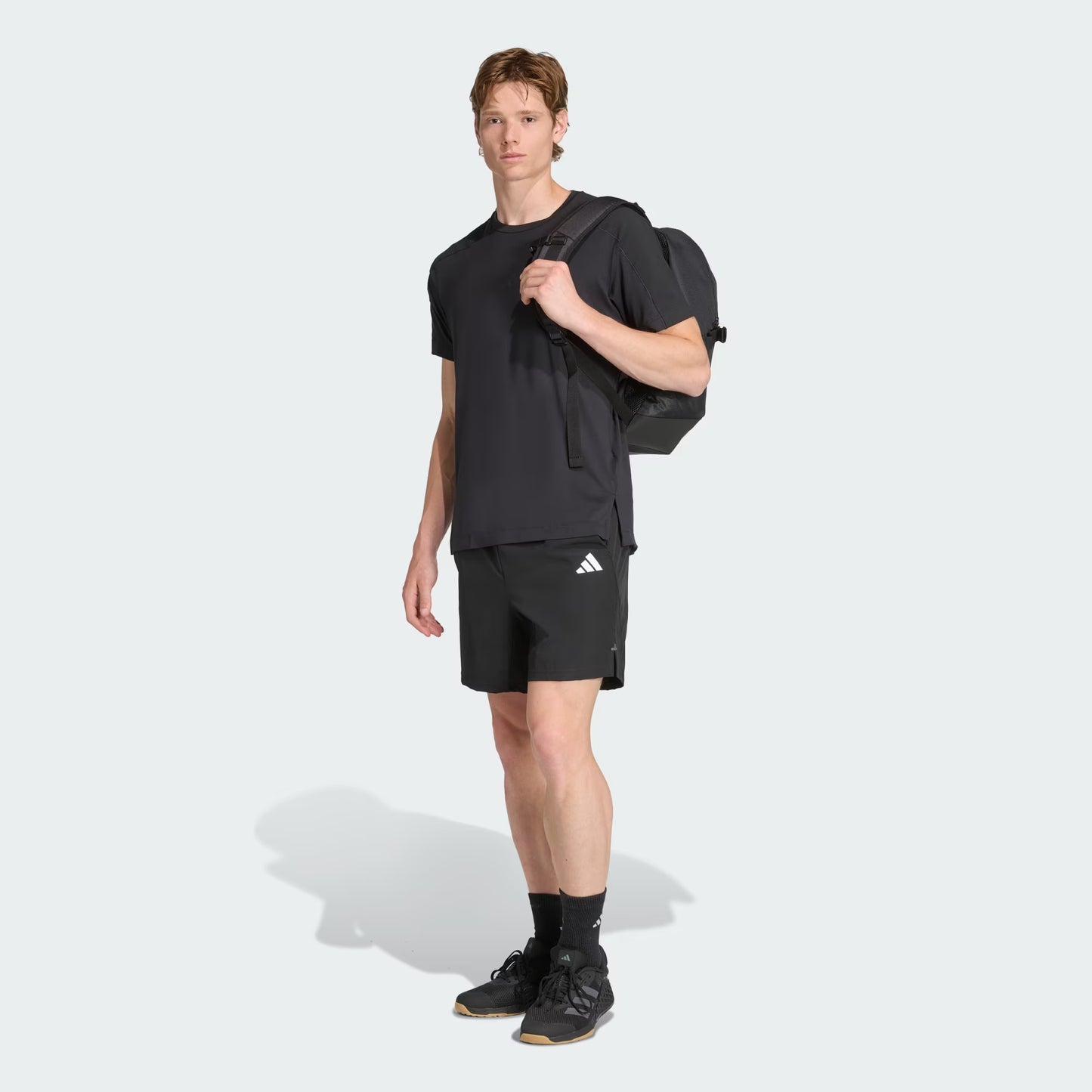 Mochila Hombre Essentials 3 Rayas Black one