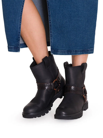 Botin Mujer Grader Harness Negro