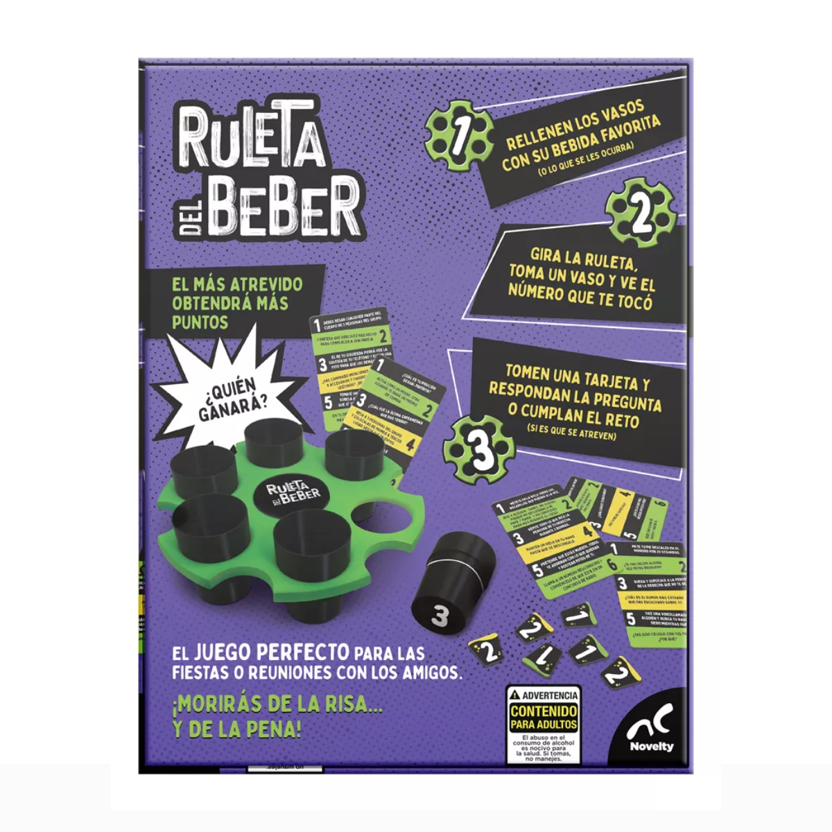 Juego de Mesa Ruleta del Beber