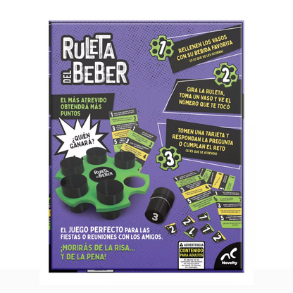 Juego de Mesa Ruleta del Beber