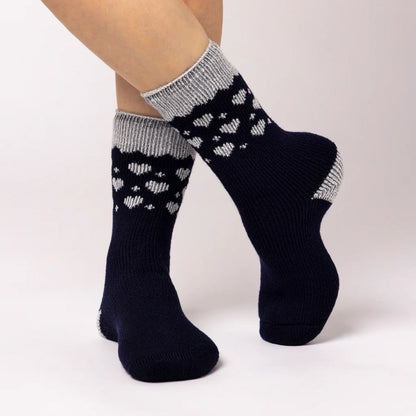 Calcetín Mujer Original Jacquard Heat Holders Navy