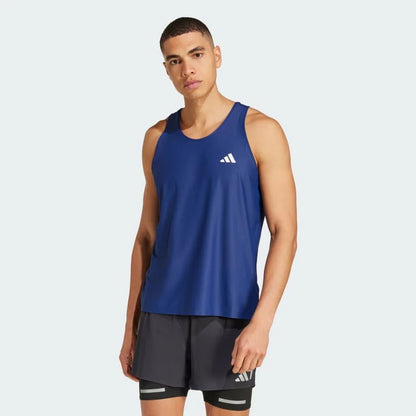 Polera Hombre tirantes Own The Run Azul Oscuro