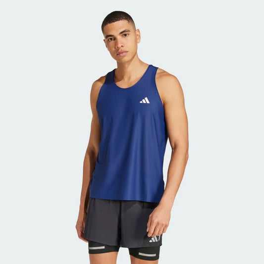 Polera Hombre tirantes Own The Run Azul Oscuro