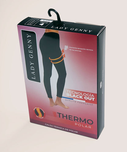 Calza Mujer Polar Negro