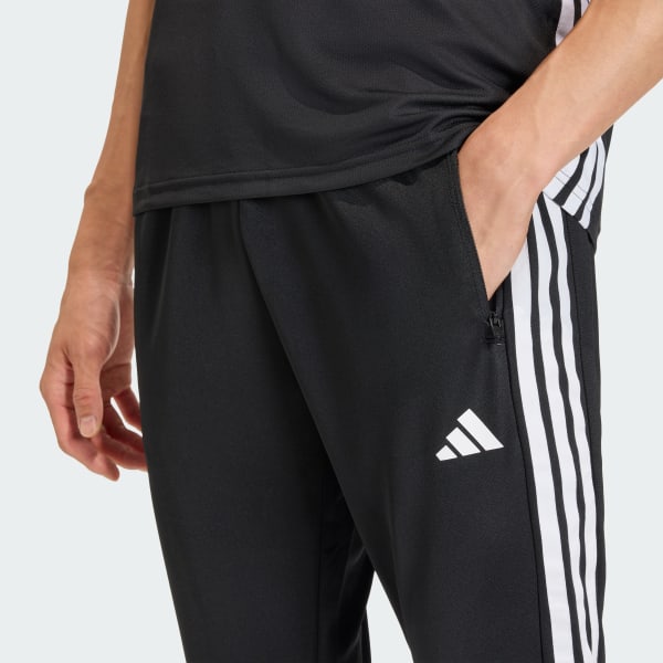 Pantalones Hombre Tejidos Workout Essentials All-Set 3-Stripes Negro