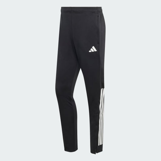 Pantalón Hombre 3 Tiras De Corte Clásico Y Pierna Cónica Ajustada Climacool Sereno Negro