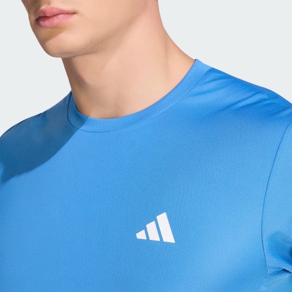 Polera Hombre Básica 3 Tiras Workout Essentials Azul Rayo