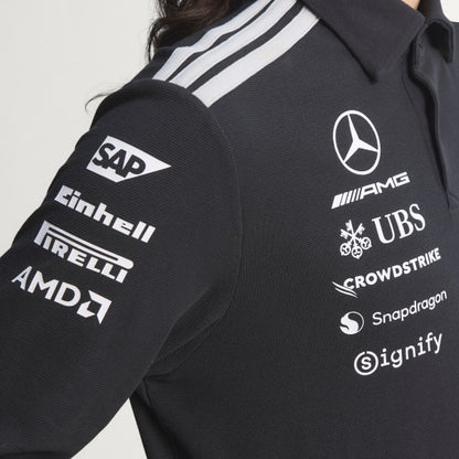 Polera Con Cuello Mercedes - Amg Petronas F1 Team Engineers De Manga Larga