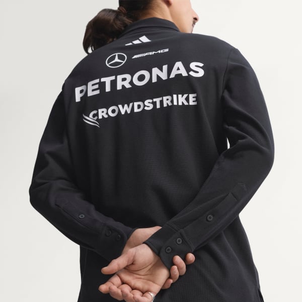 Polera Con Cuello Mercedes - Amg Petronas F1 Team Engineers De Manga Larga