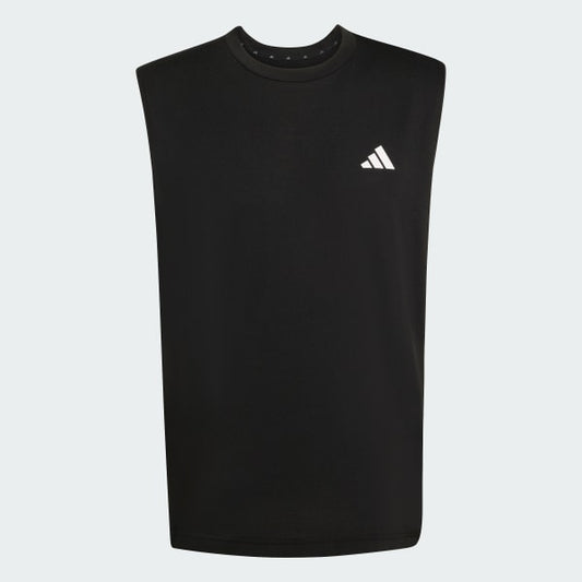 Polera Hombre Sin Mangas De Entrenamiento Essentials Feelready Negro