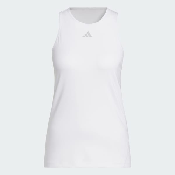 Polera Mujer Sin Mangas De Tenis Club Climacool Blanco